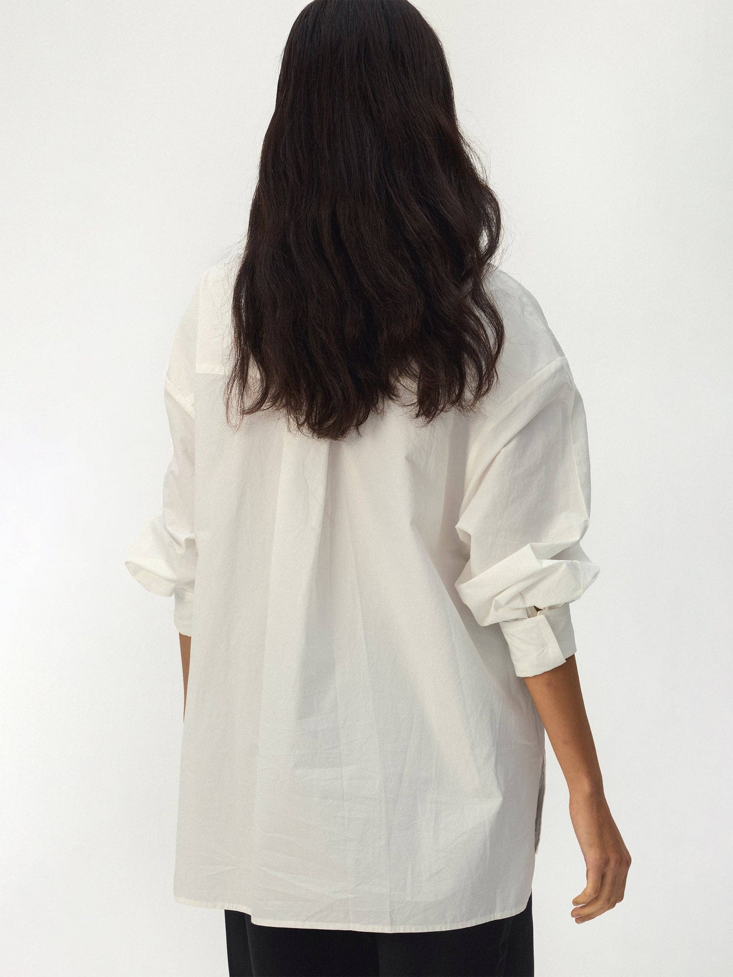 CUBIC Stand Collar Cotton Shirt