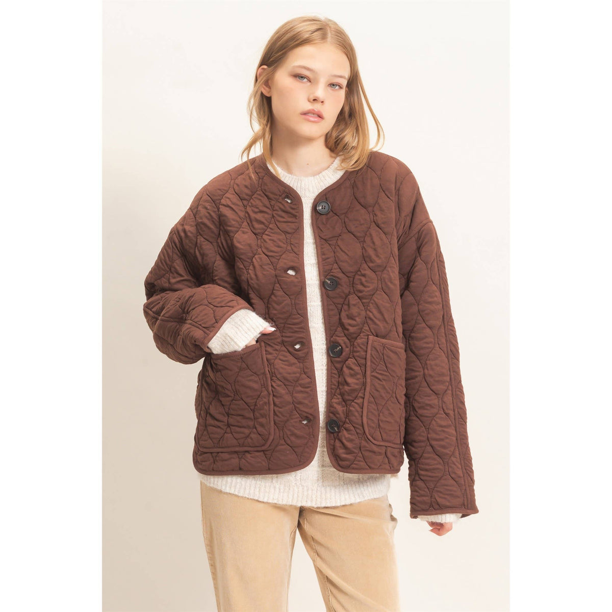 Diamond Quilted Jacket