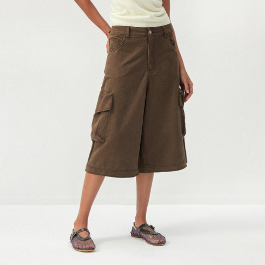 CUBIC 100% Cotton Cargo Culottes