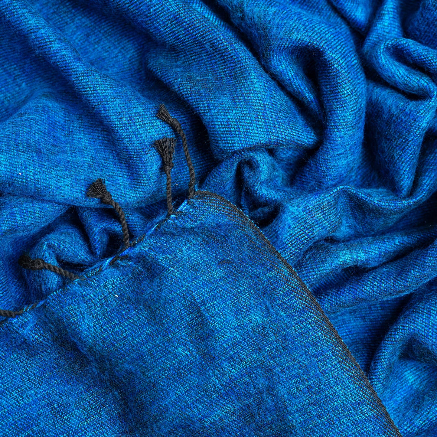 Extra Soft Yak wool Travel Throw Blanket  46"x96" Handmade