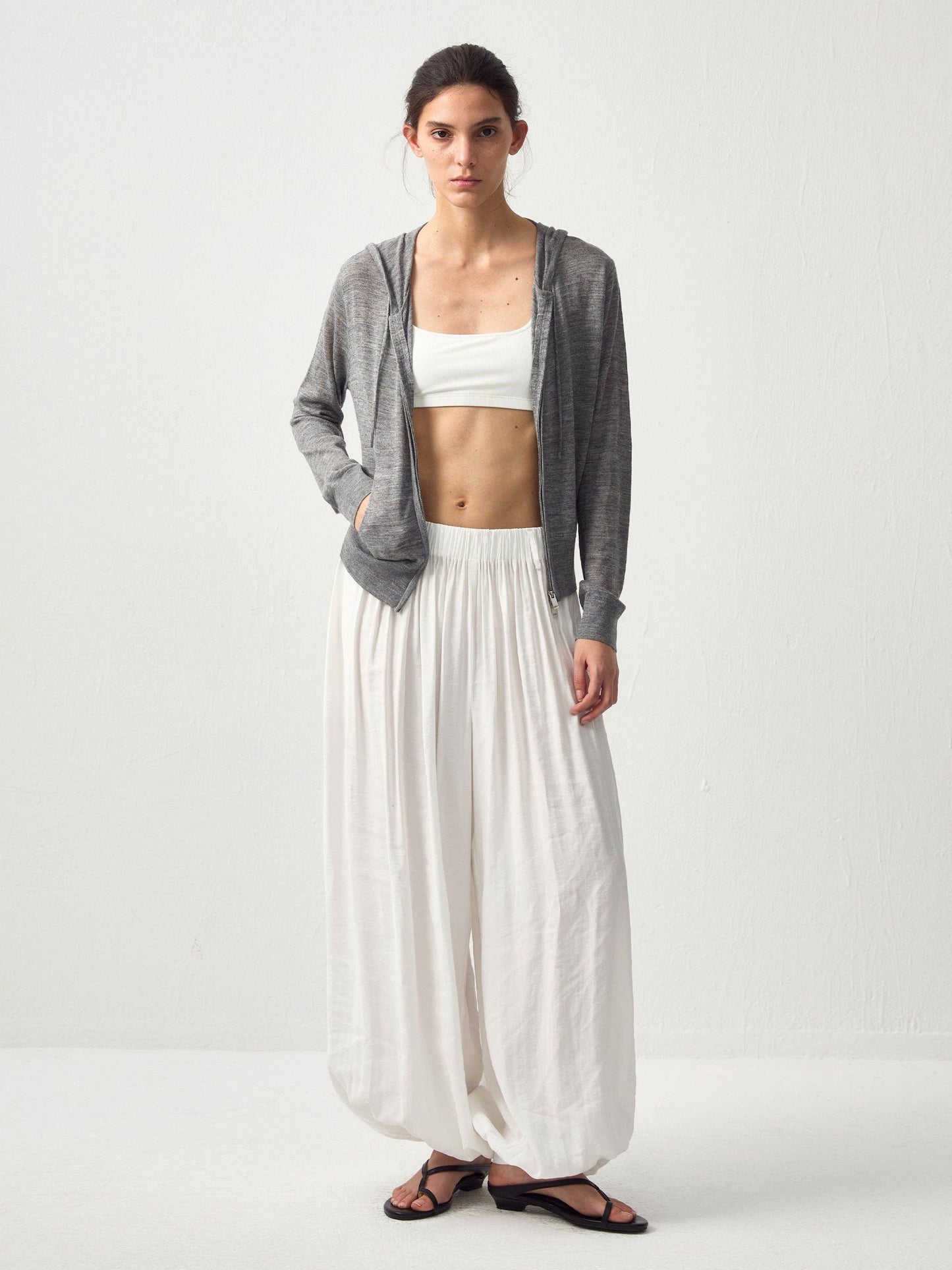 CUBIC Pleated Lantern Pants