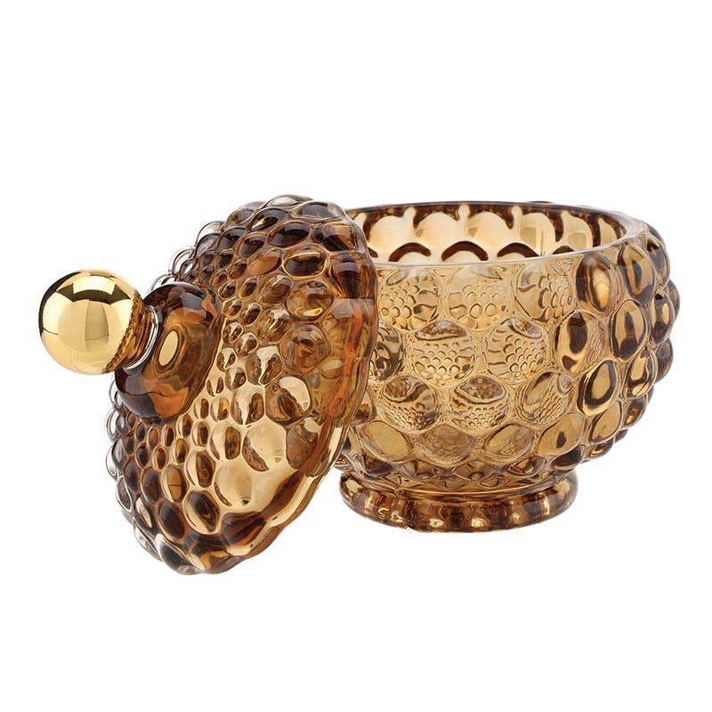 Amber Glass Jar