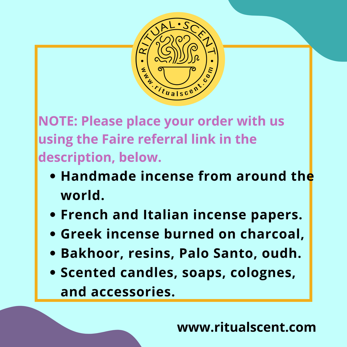 Carta Aromatica d’Eritrea Incense Paper Booklets
