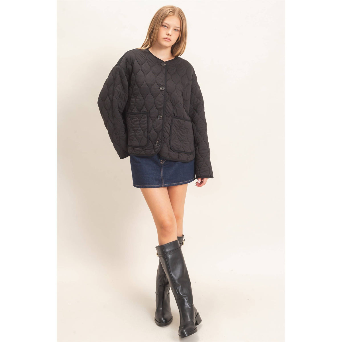 Diamond Quilted Jacket