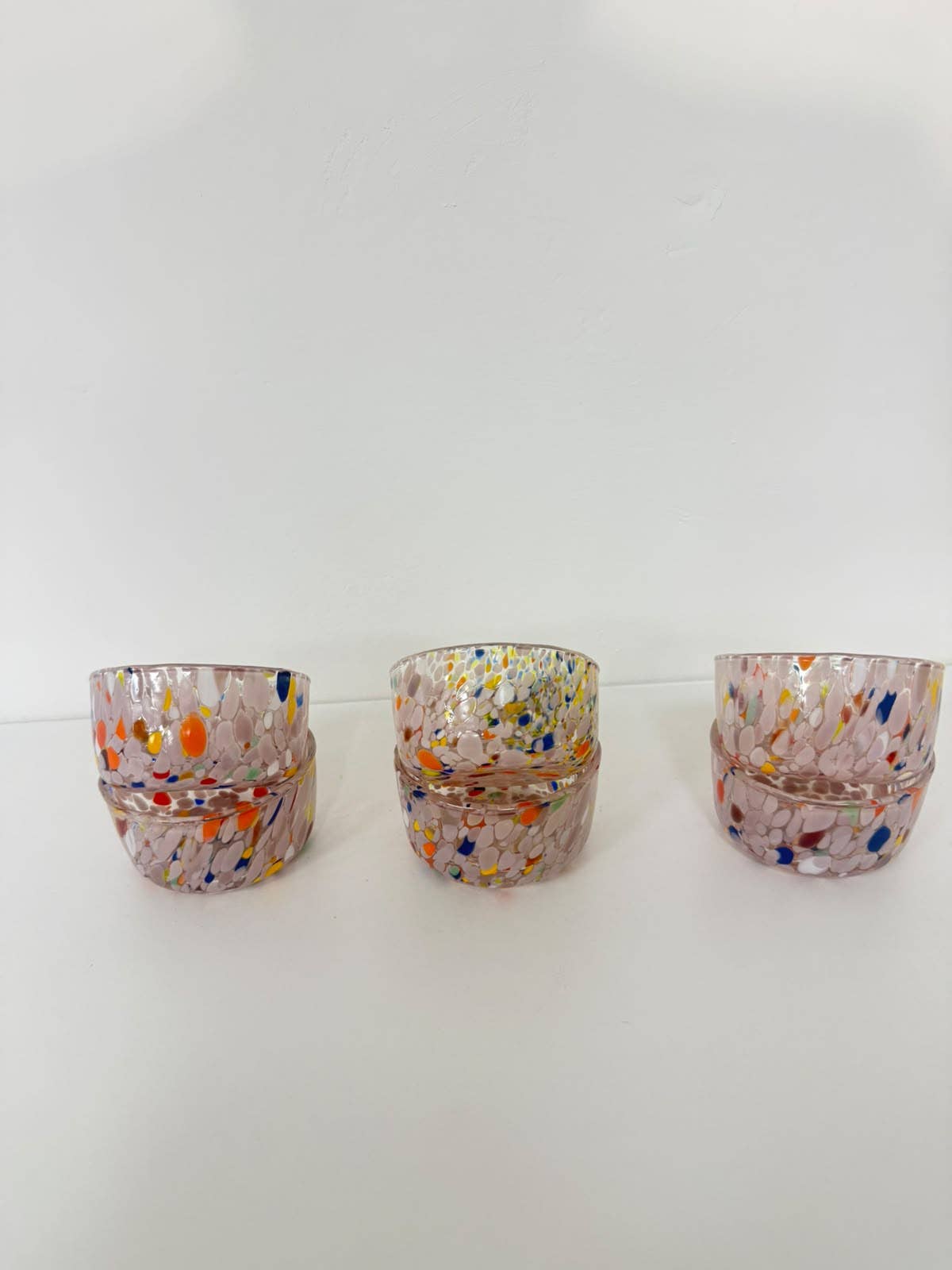 Purple Murano blown-glass cup