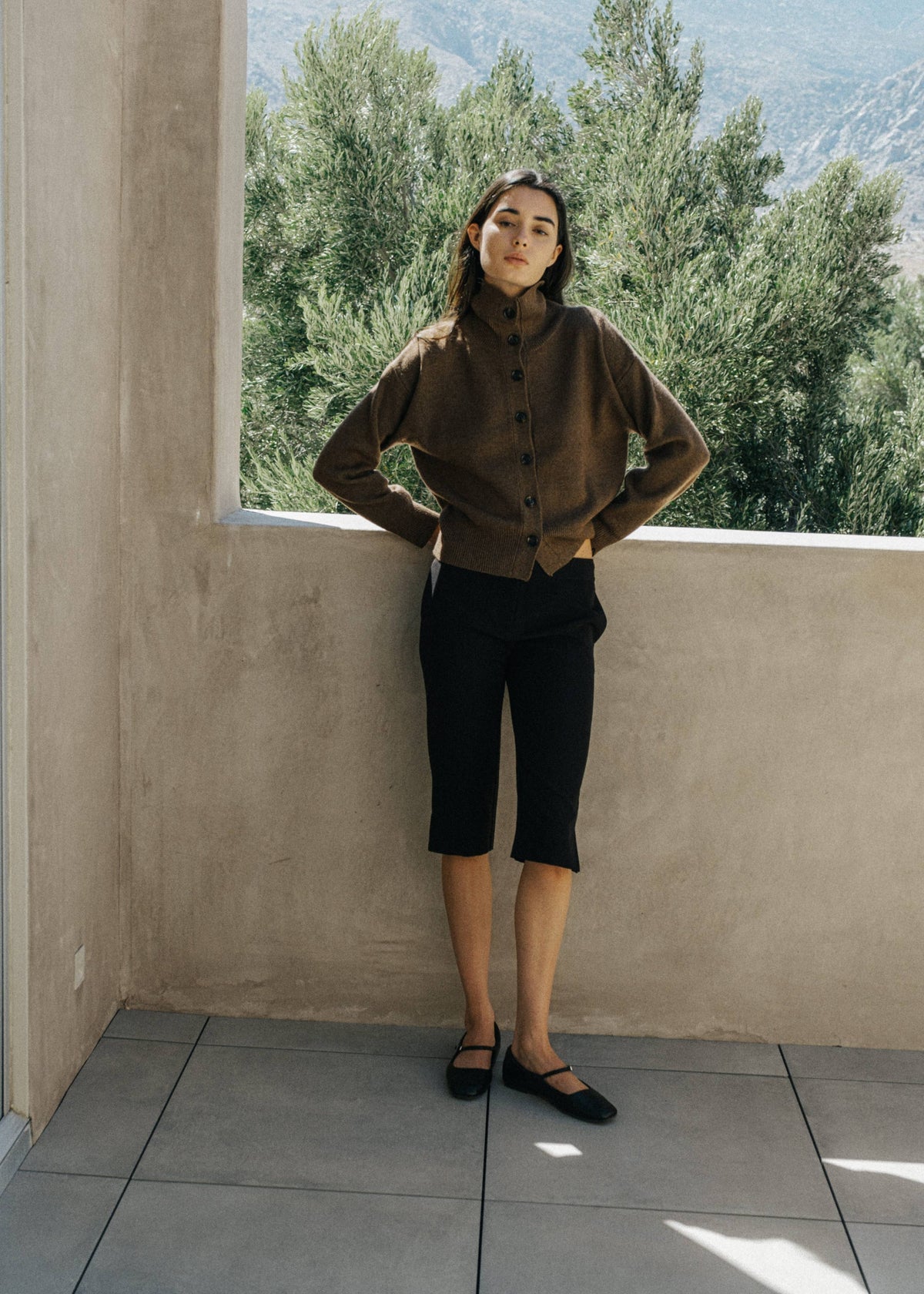 The Olivia Cardigan | Turtleneck Cardigan