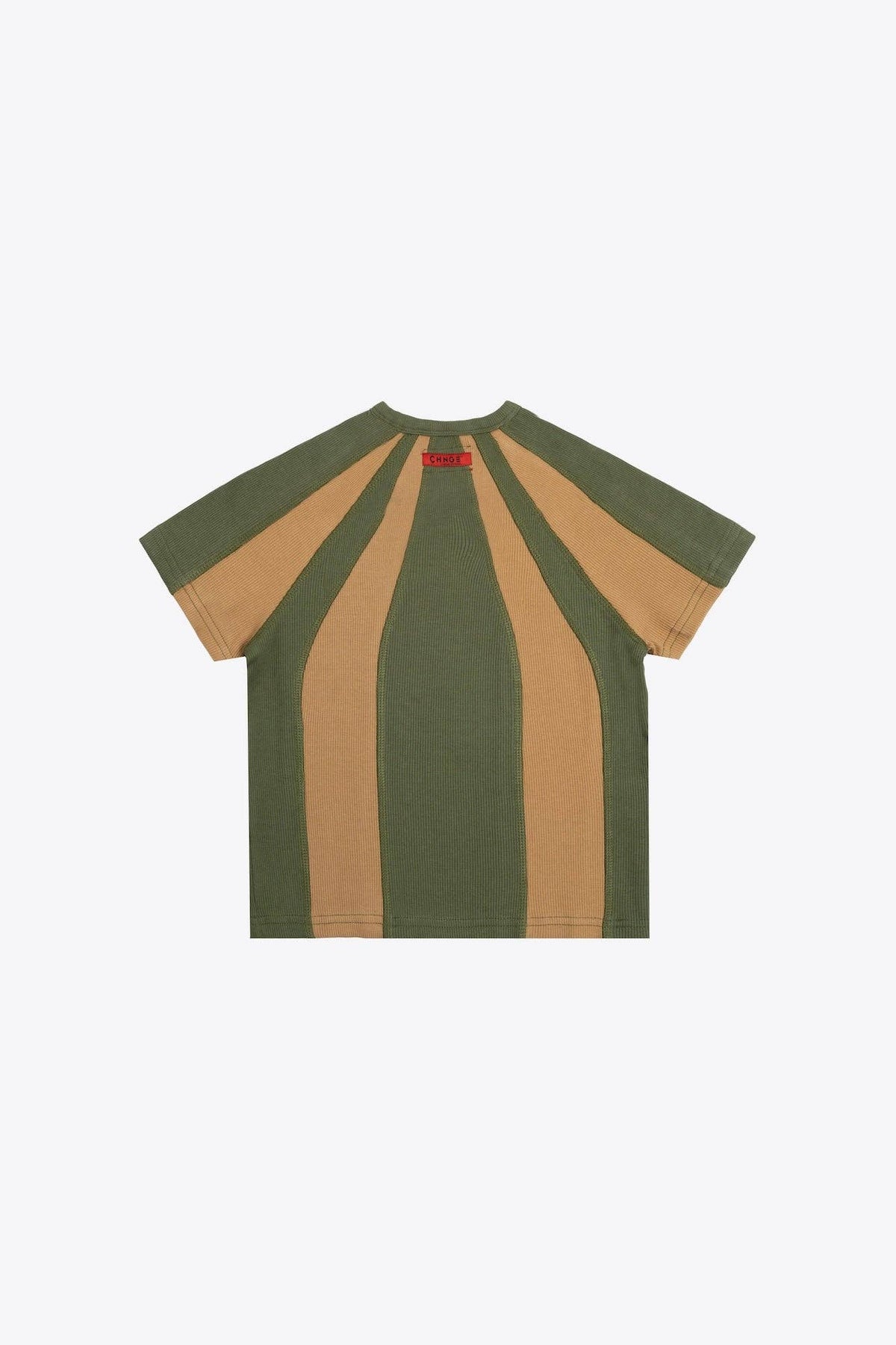 Pieced Hvy Stretch Rib Raglan Mini Tee