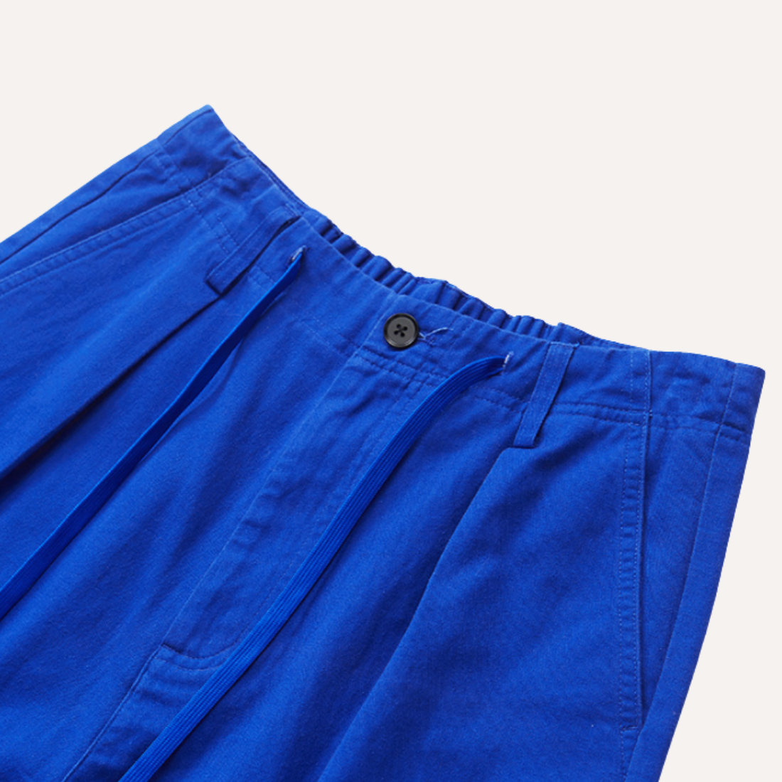 Men's Spring Summer Twill Laser Wide Loose Cargo Pants