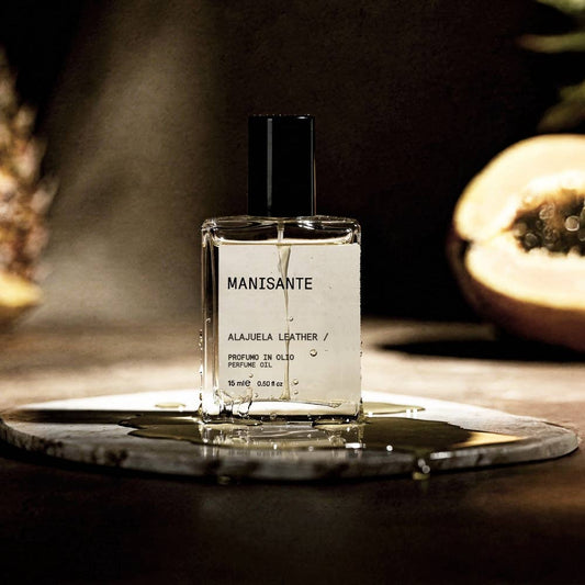 Alajuela Leather / Perfume Oil, exotic tropical fragrance
