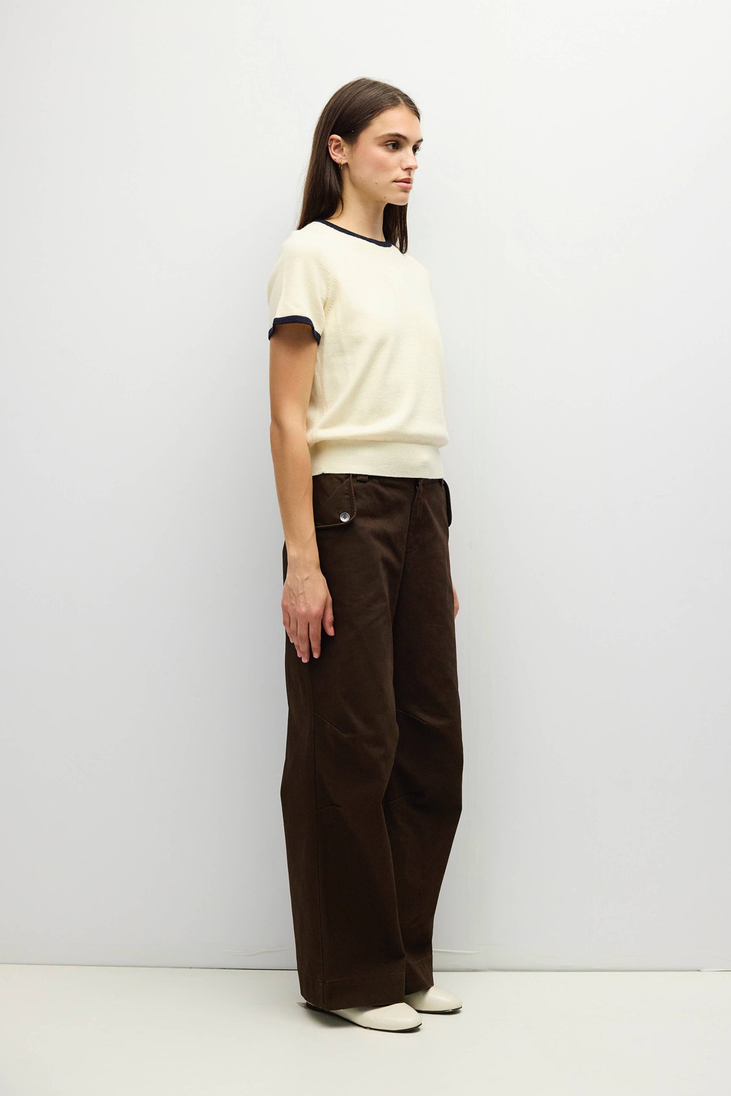 The Joey Top | Ringer Knit Top