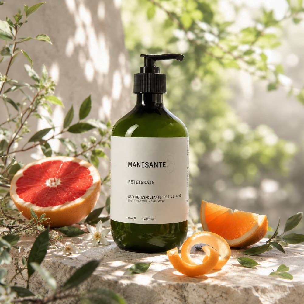 Petitgrain /Sustainable Vegan Exfoliating Hand Soap