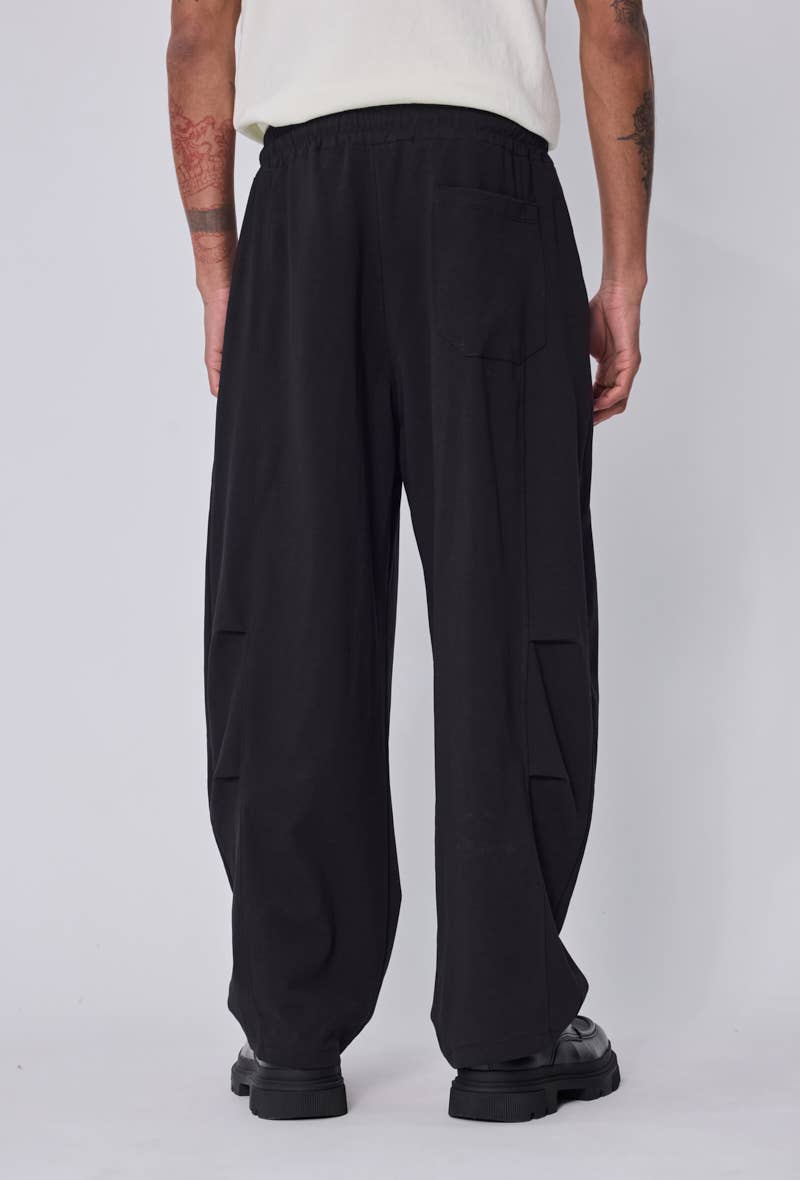 M9115 BLACK wide trousers