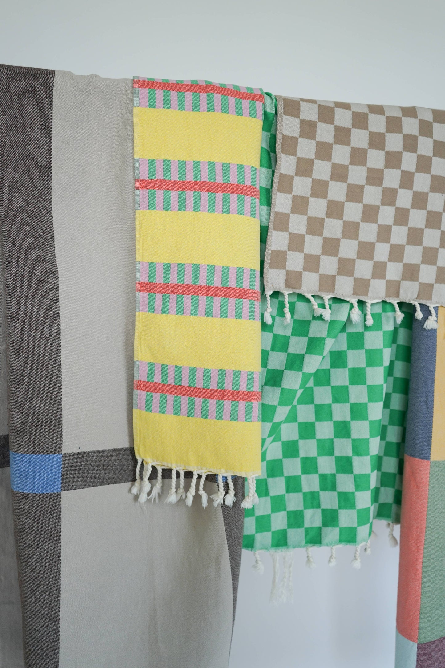 LATTICE TURKISH TOWEL / LEMON SPRITZ