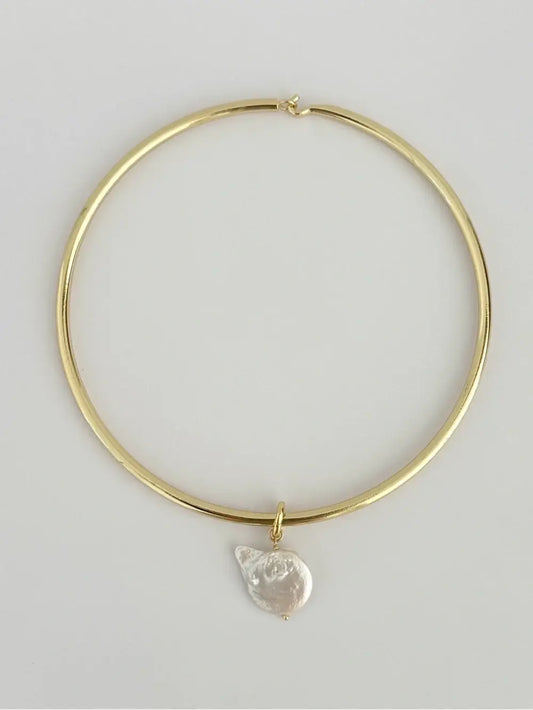 Baroque Pearl Choker Necklace