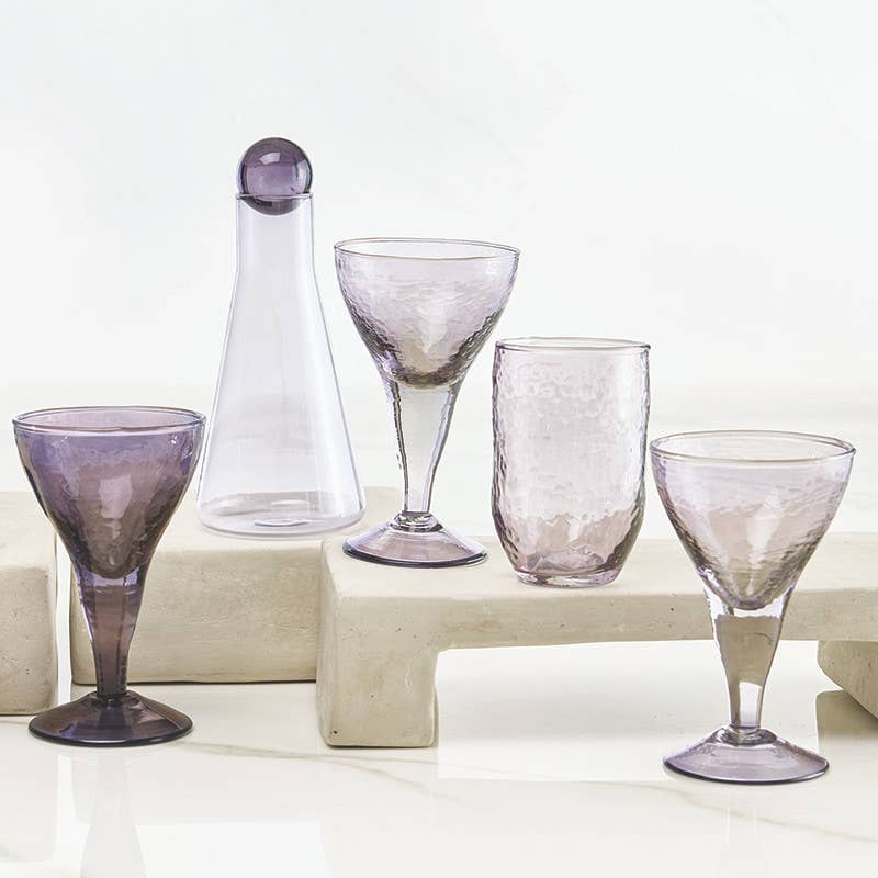 Carafe with Glass Ball Stopper - Lilac