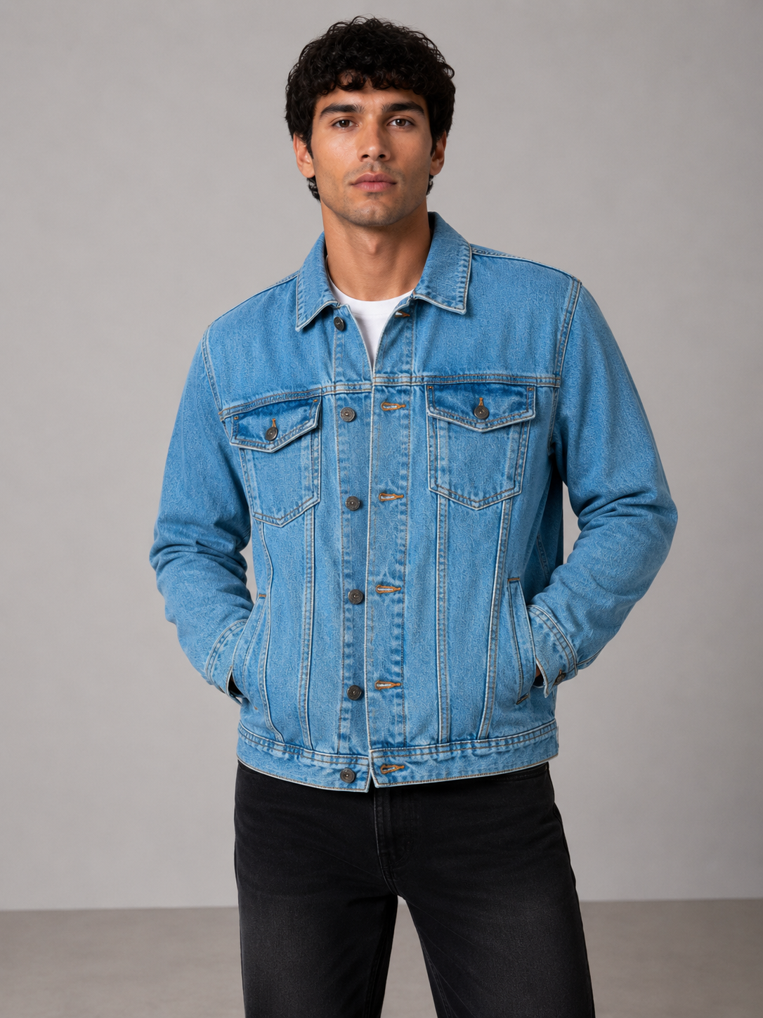 Hawks Bay Men's Classic Denim Jacket