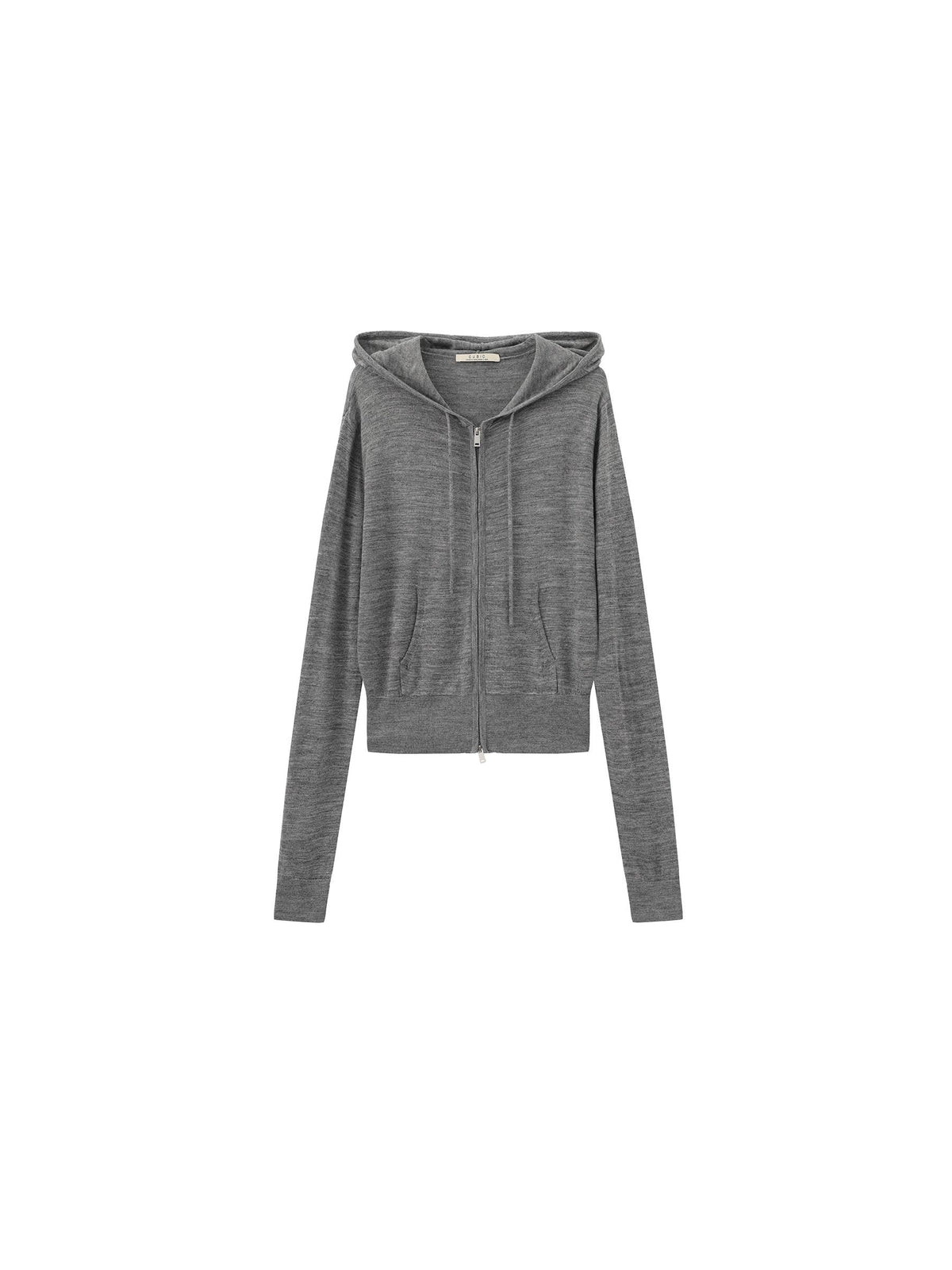 CUBIC Wool Zip-Up Hoodie